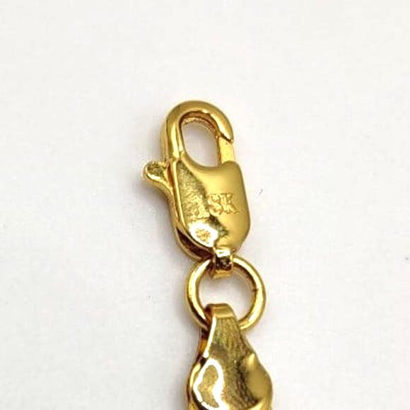 18k Gold Plated Necklace Mariners Chain 6mm Valentine's Birthday Gift - NEW